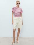 Mango Bobolo Fine Knit Combined Stripe Sweater