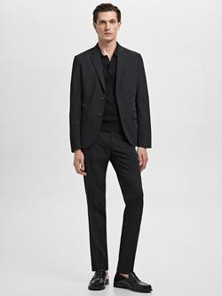 Mango Paris Super Slim Fit Blazer - view 2, Black