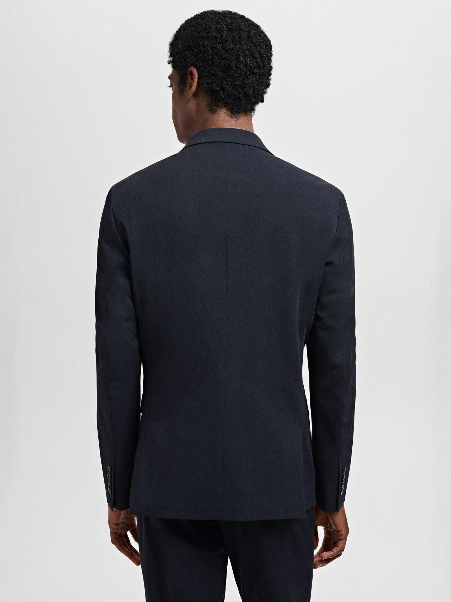 Product image 4 of 8, which shows Mango Paris Super Slim Fit Blazer, Navy, 34