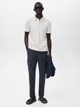 Mango Ezequi Regular Fit Polo Shirt, Natural White
