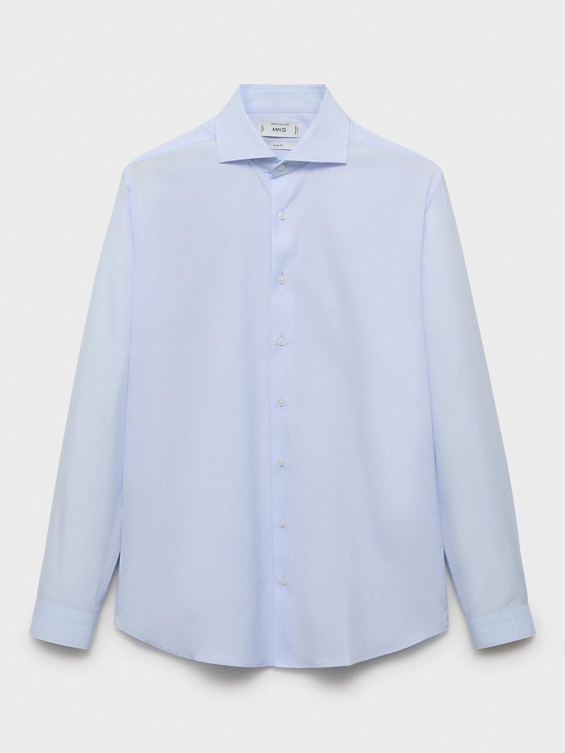 Product image 3 of 8, which shows Mango Emeritol Regular Fit Shirt, Lt-pastel Blue, L