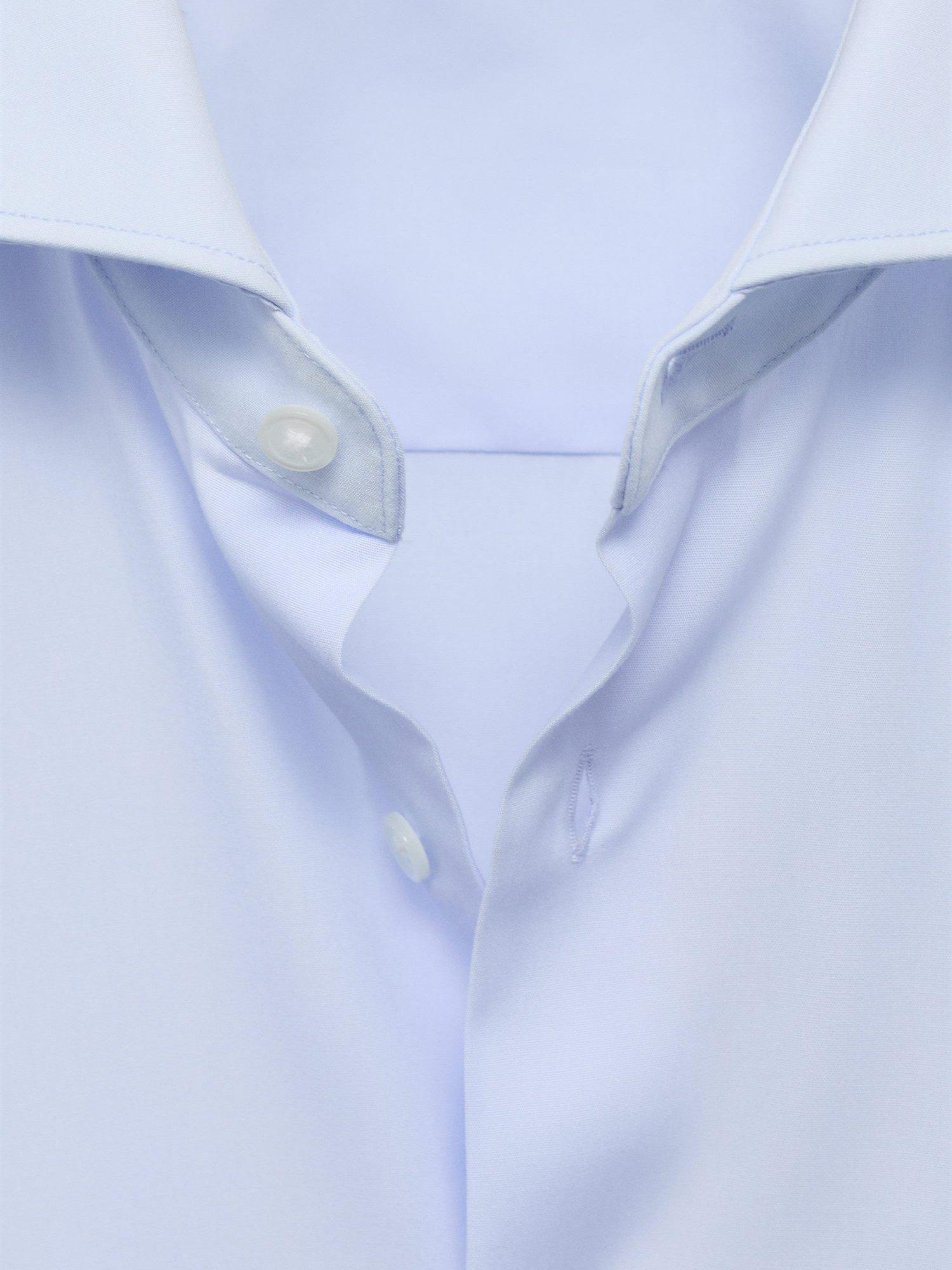 Product image 8 of 8, which shows Mango Emeritol Regular Fit Shirt, Lt-pastel Blue, L