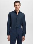 Mango Emeritol Regular Fit Shirt, Navy