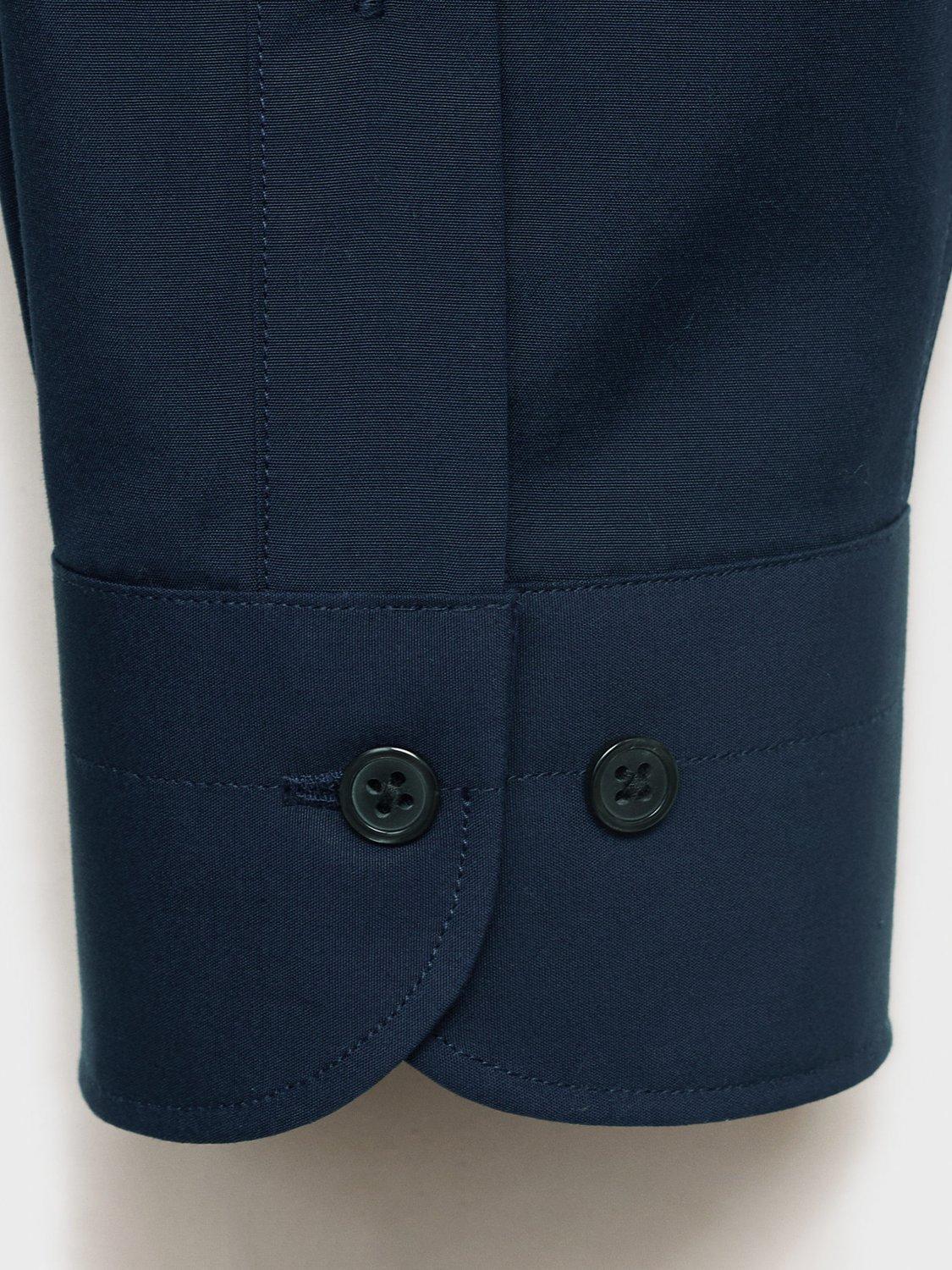 Product image 5 of 8, which shows Mango Emeritol Regular Fit Shirt, Navy, XS