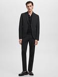 Mango Paris Slim Trousers, Black