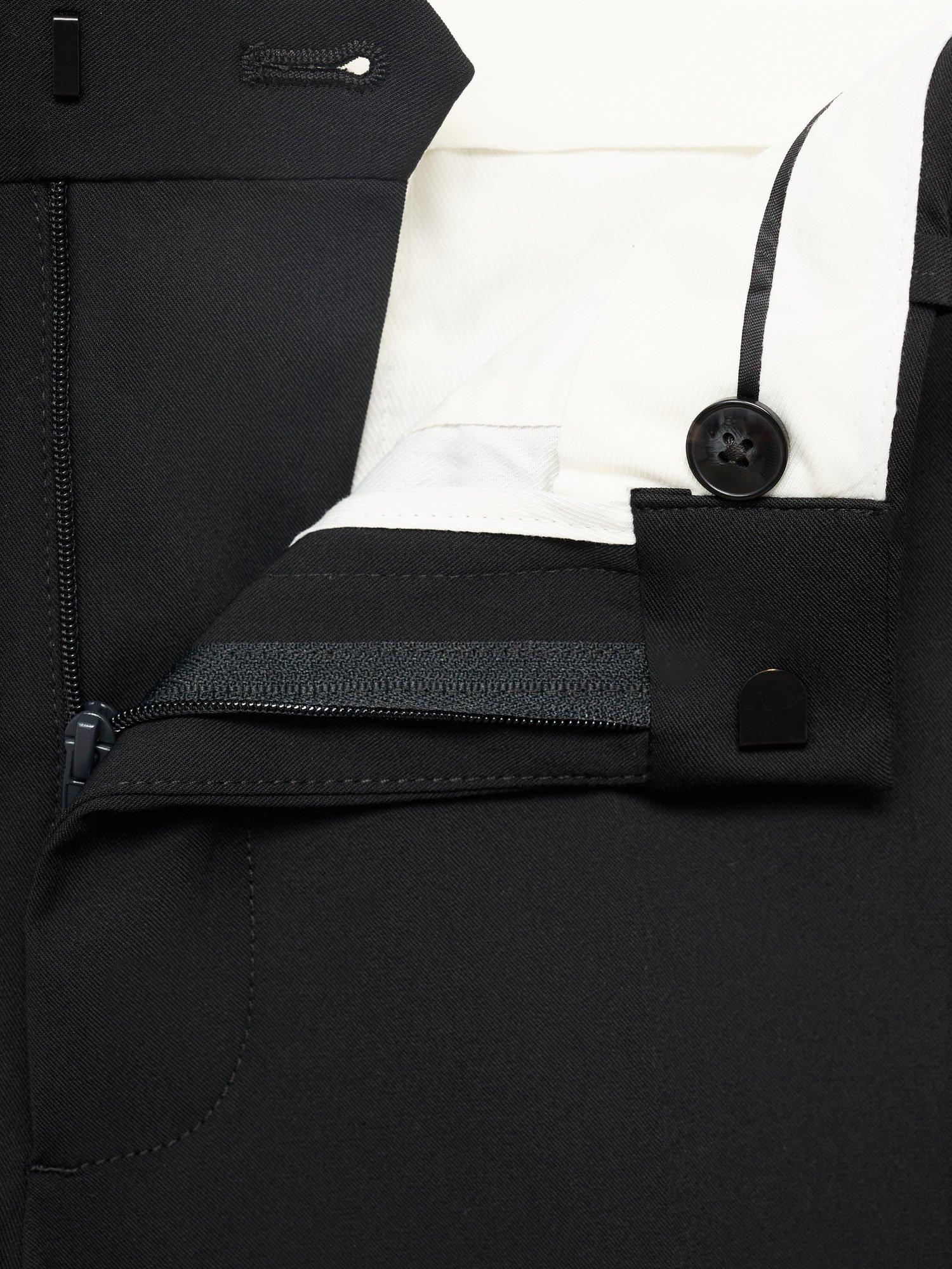 Product image 8 of 8, which shows Mango Paris Slim Trousers, Black, 29