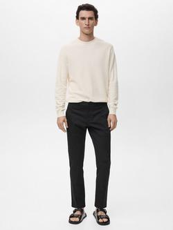 Mango Prato Tapered Trousers - view 2, Black