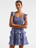 Forever New Petite Odette Floral Mini Dress, Navy