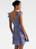 Forever New Petite Odette Floral Mini Dress, Navy
