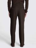 Moss Relaxed Fit Suit Trousers, Brown