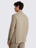 Moss Relaxed Fit Tweed Herringbone Suit Jacket, Gold