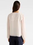 Forever New Zoe Lace Yoke Blouse, Ivory