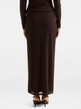 Forever New Mia Mesh Maxi Skirt, Chocolate
