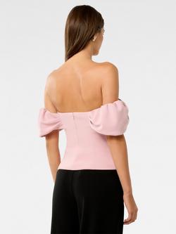 Forever New Jacinta Off Shoulder Top, Blush - view 2, Blush