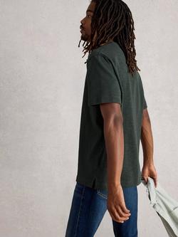 White Stuff Harrington Crew Neck Cotton T-Shirt - view 2, Washed Black