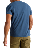 White Stuff Abersoch Cotton Blend Regular Fit Seek Graphic T-Shirt, Blue