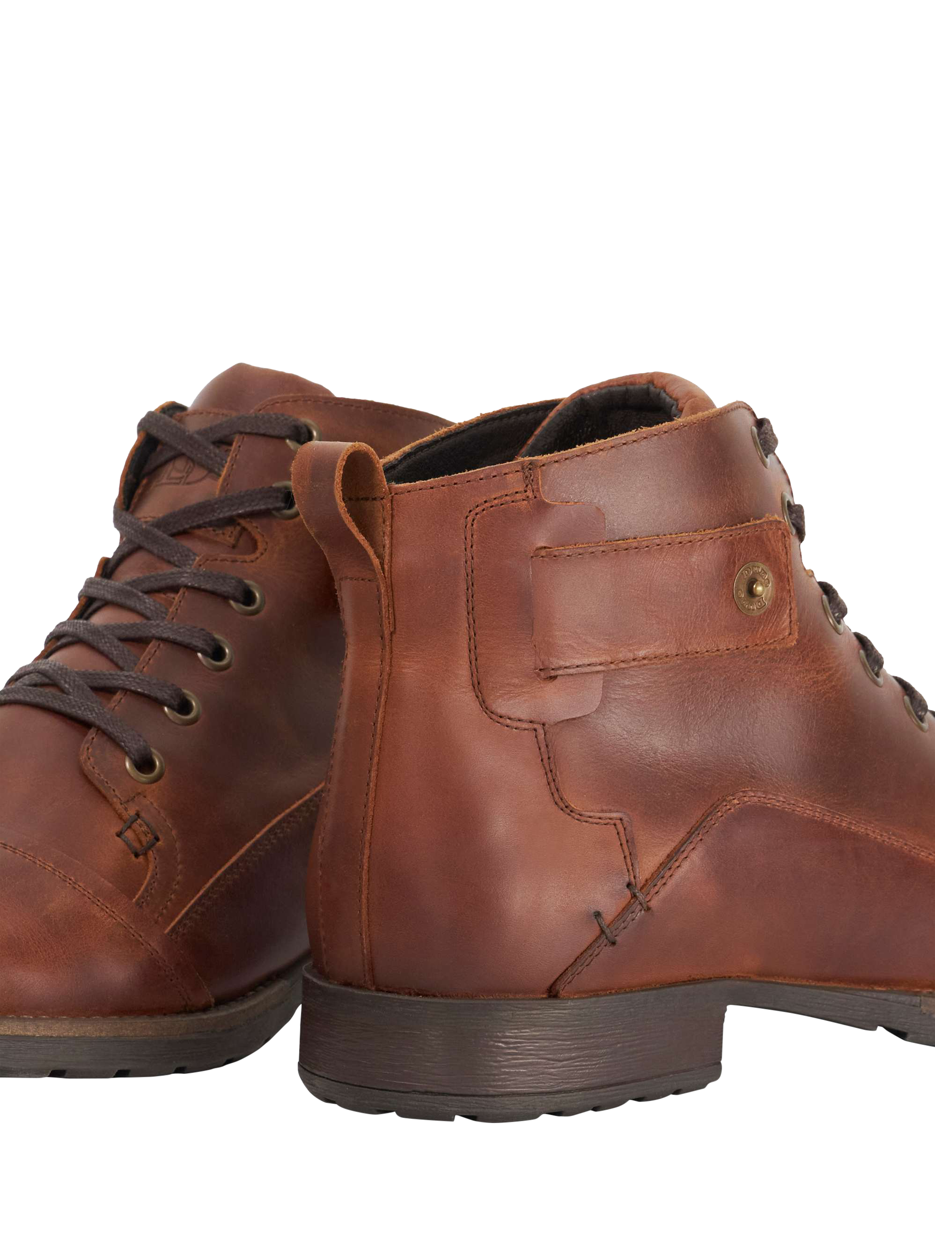 Product image 5 of 5, which shows Dune London Simon Leather Ankle Boots, Tan, 6|6.5