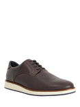 Dune London Bow Leather Lace Up Derby Shoes