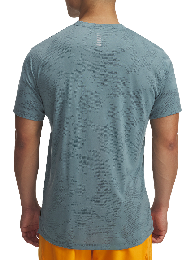 Product image 2 of 3, which shows Under Armour Launch Camouflage Short Sleeve T-Shirt, Reflective, S
