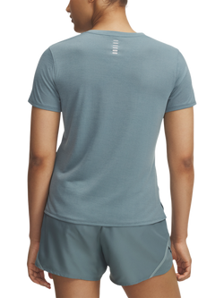 Under Armour Women's Launch Short Sleeve T-Shirt - view 2, Blue / Reflective