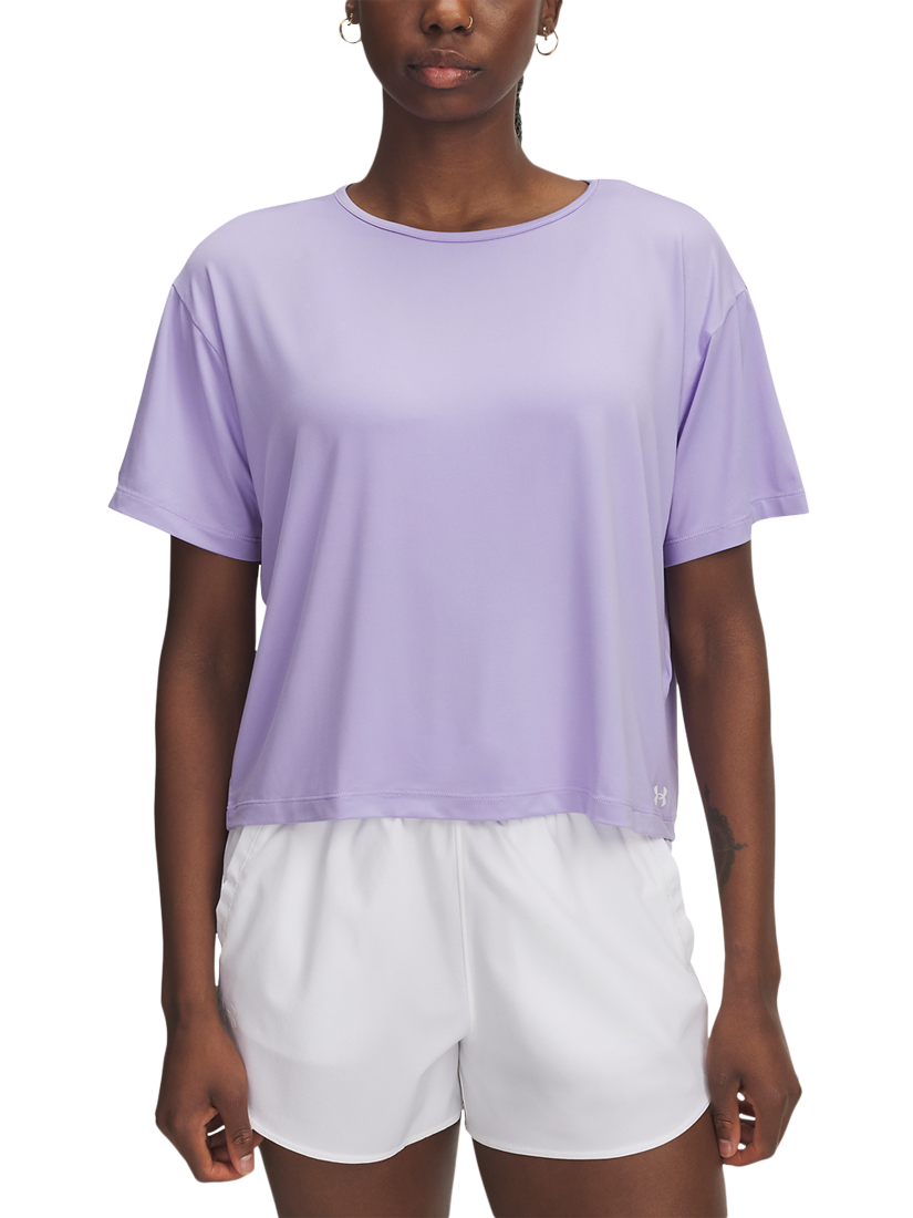 Product image 1 of 2, which shows Under Armour Motion Short Sleeve T-Shirt, Transparent /White, XS