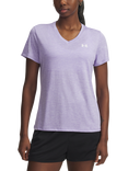 Under Armour TwistUA Tech V-Neck T-Shirt, Transparent / White