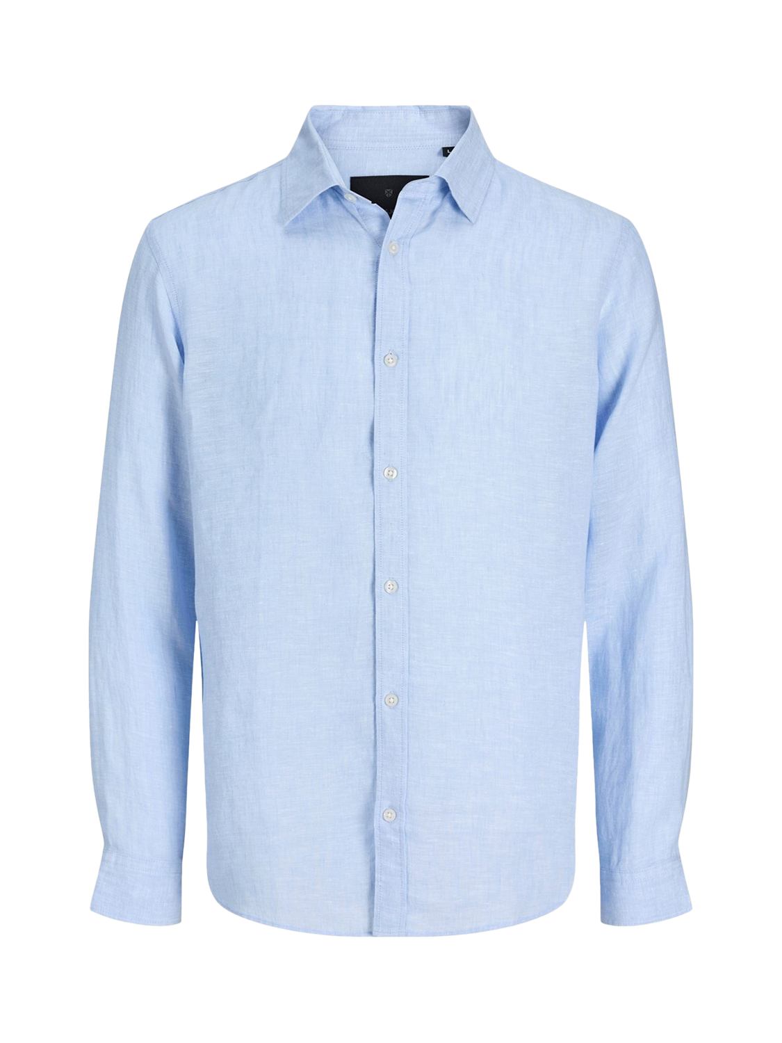 Product image 5 of 7, which shows Jack & Jones Linen Regular Fit Shirt, Brunnera Blue, S