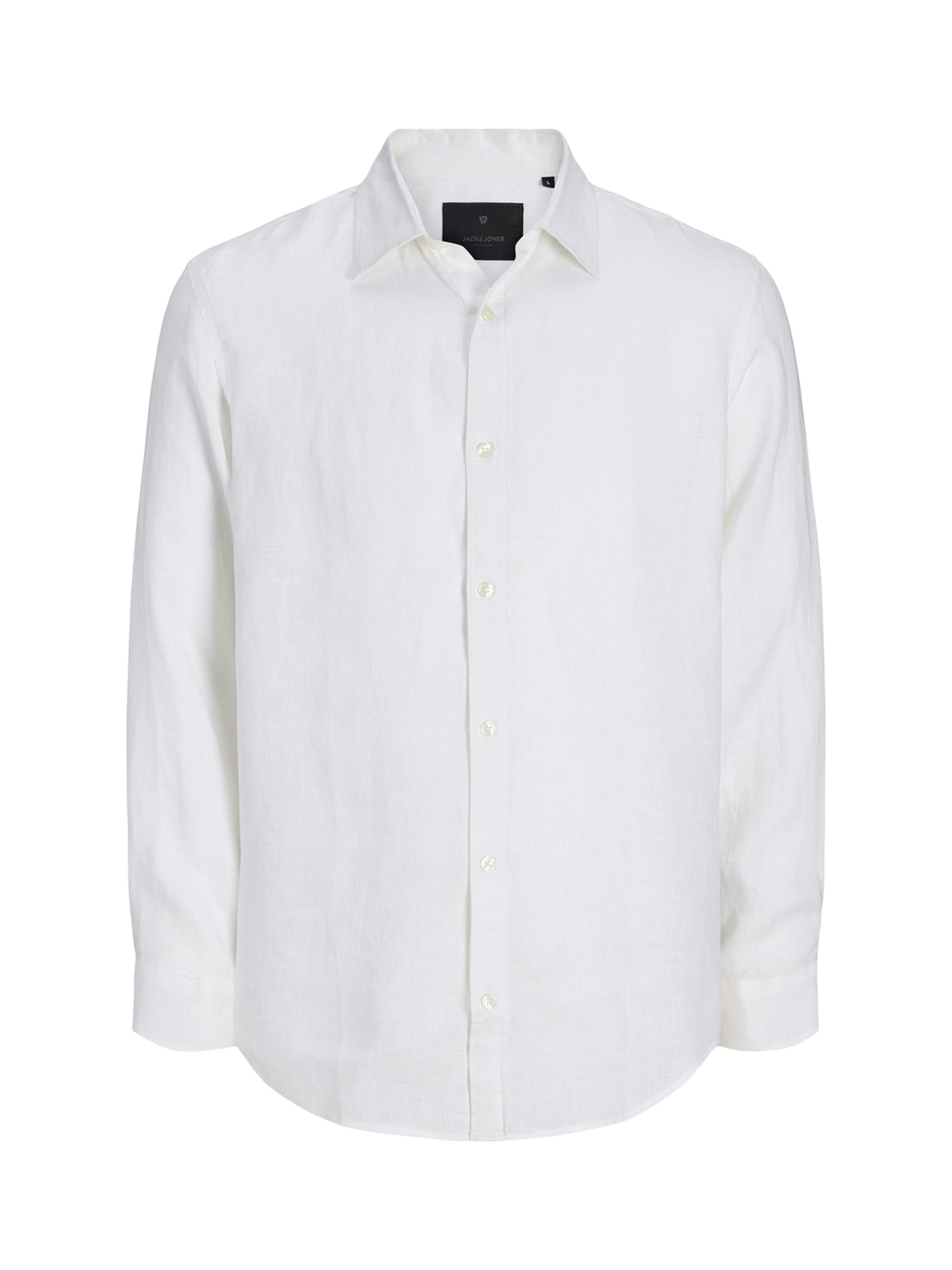 Product image 3 of 3, which shows Jack & Jones Long Sleeve Shirt, Bright White, S