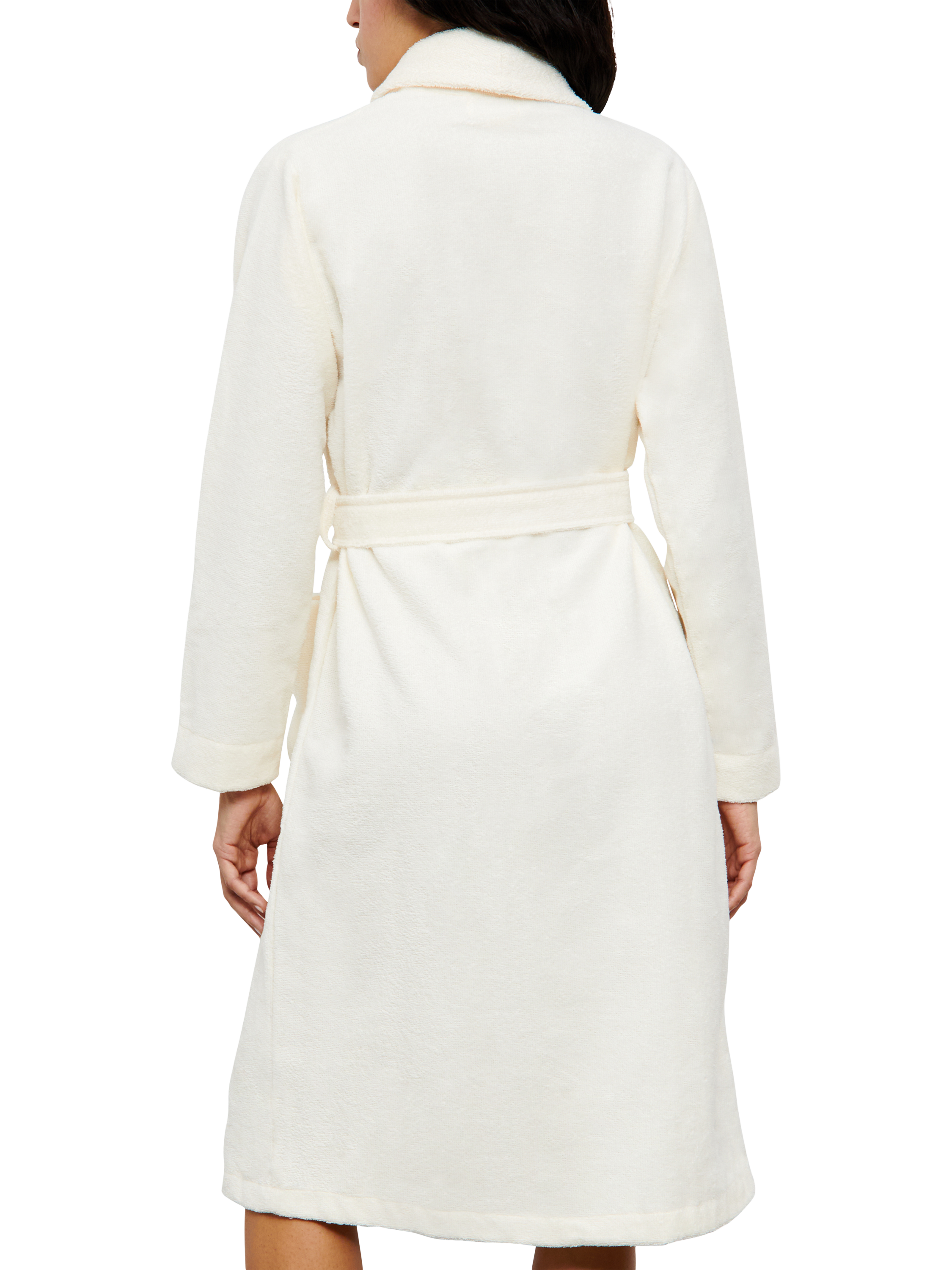 Product image 2 of 4, which shows Femilet Comfy Soft Feel Dressing Gown, Vanilla, XS