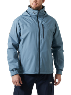 Helly Hansen Crew Hooded Midlayer Sailing Jacket 2.0, Washed Navy, Washed Navy