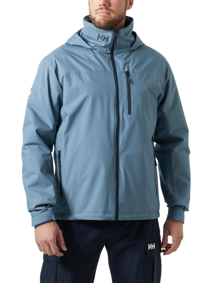Helly Hansen Crew Hooded Midlayer Sailing Jacket 2.0, Washed Navy, Washed Navy