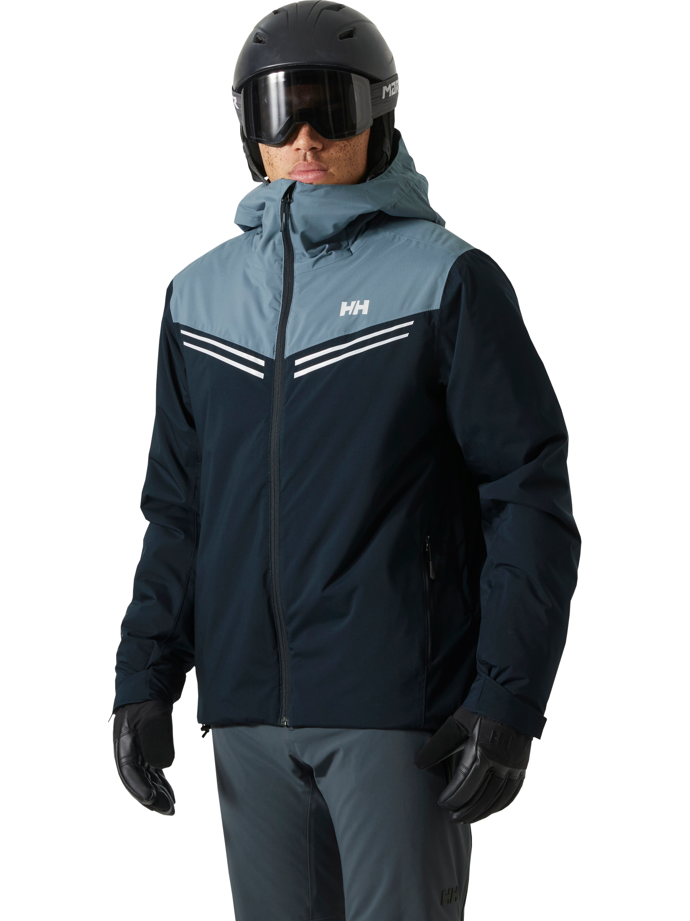 Product image 1 of 6, which shows Helly Hansen Men's Alpine Insulated Ski Jacket, Navy, S