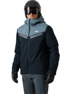 Helly Hansen Men's Alpine Insulated Ski Jacket, Navy, Navy