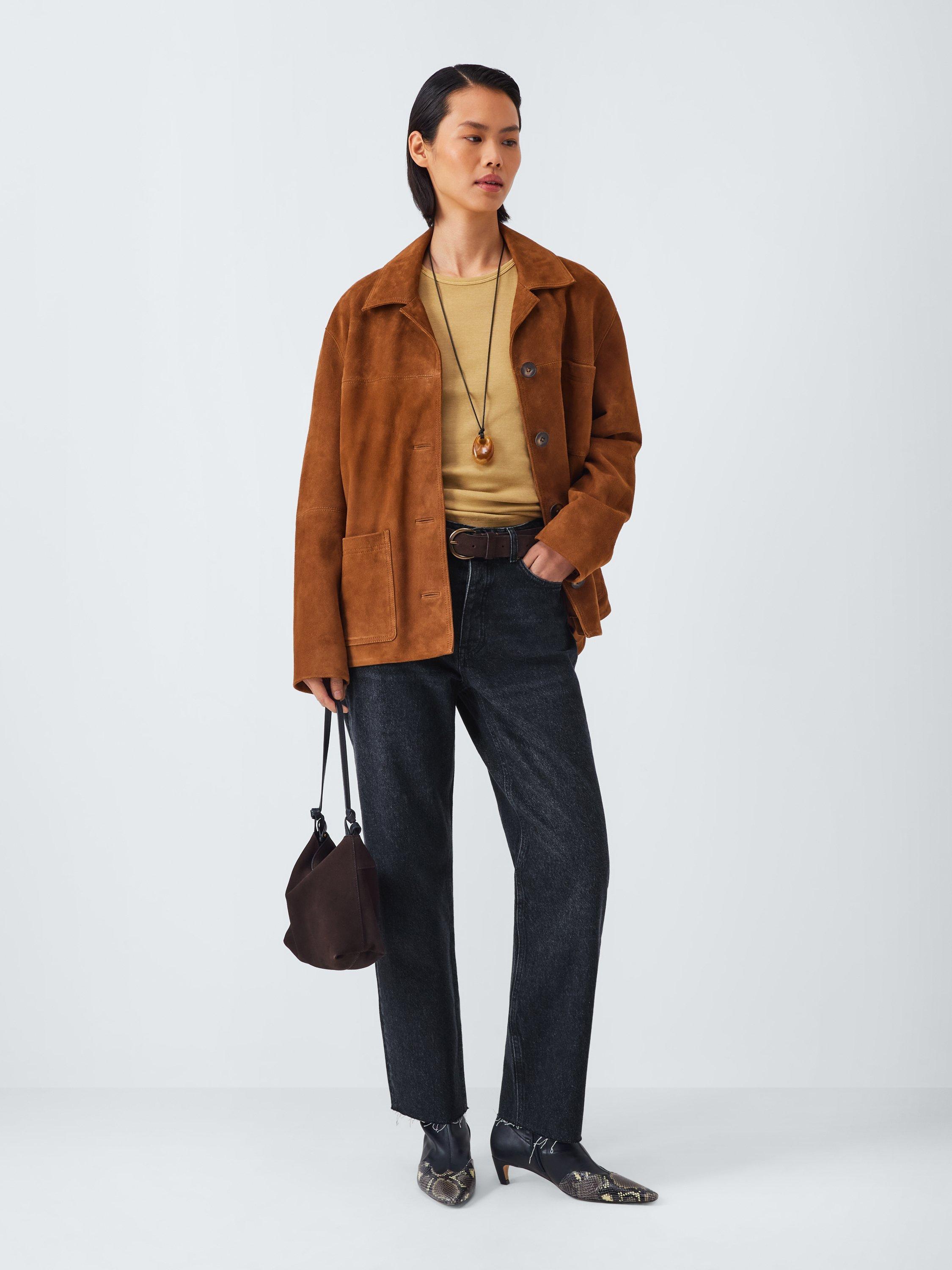 Product image 3 of 6, which shows AND/OR Mid Rise Straight Leg Jeans, Black, 26R