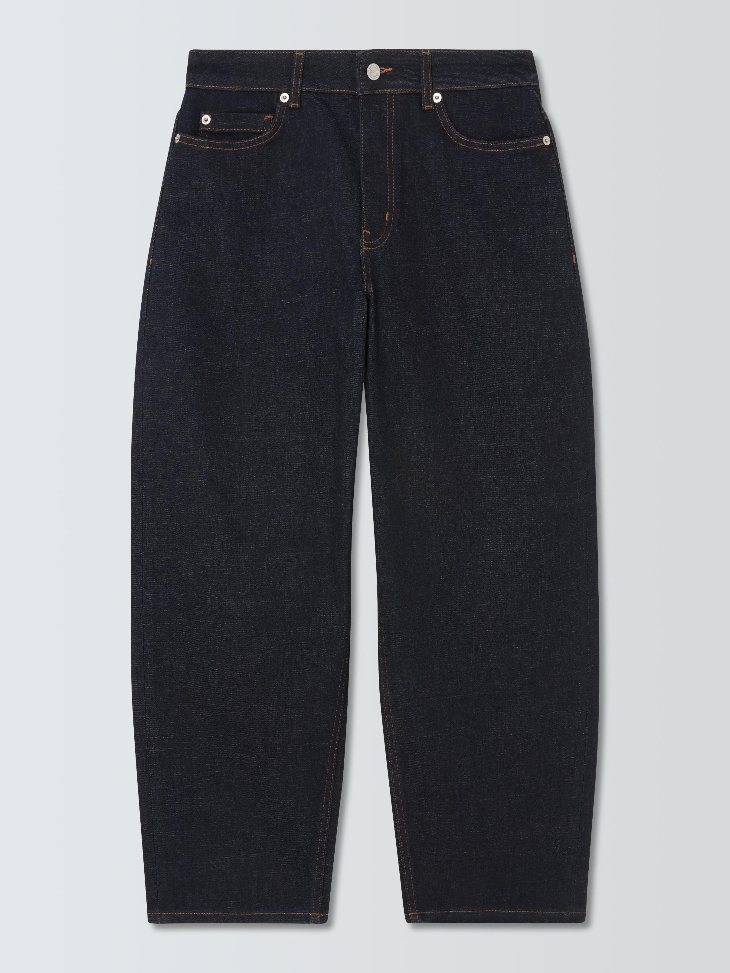 Product image 4 of 6, which shows John Lewis Tapered Leg Denim Jeans, Indigo, 8