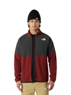 The North Face Glacier Full Zip Fleece, Sumac/ Grey, Sumac/ Grey