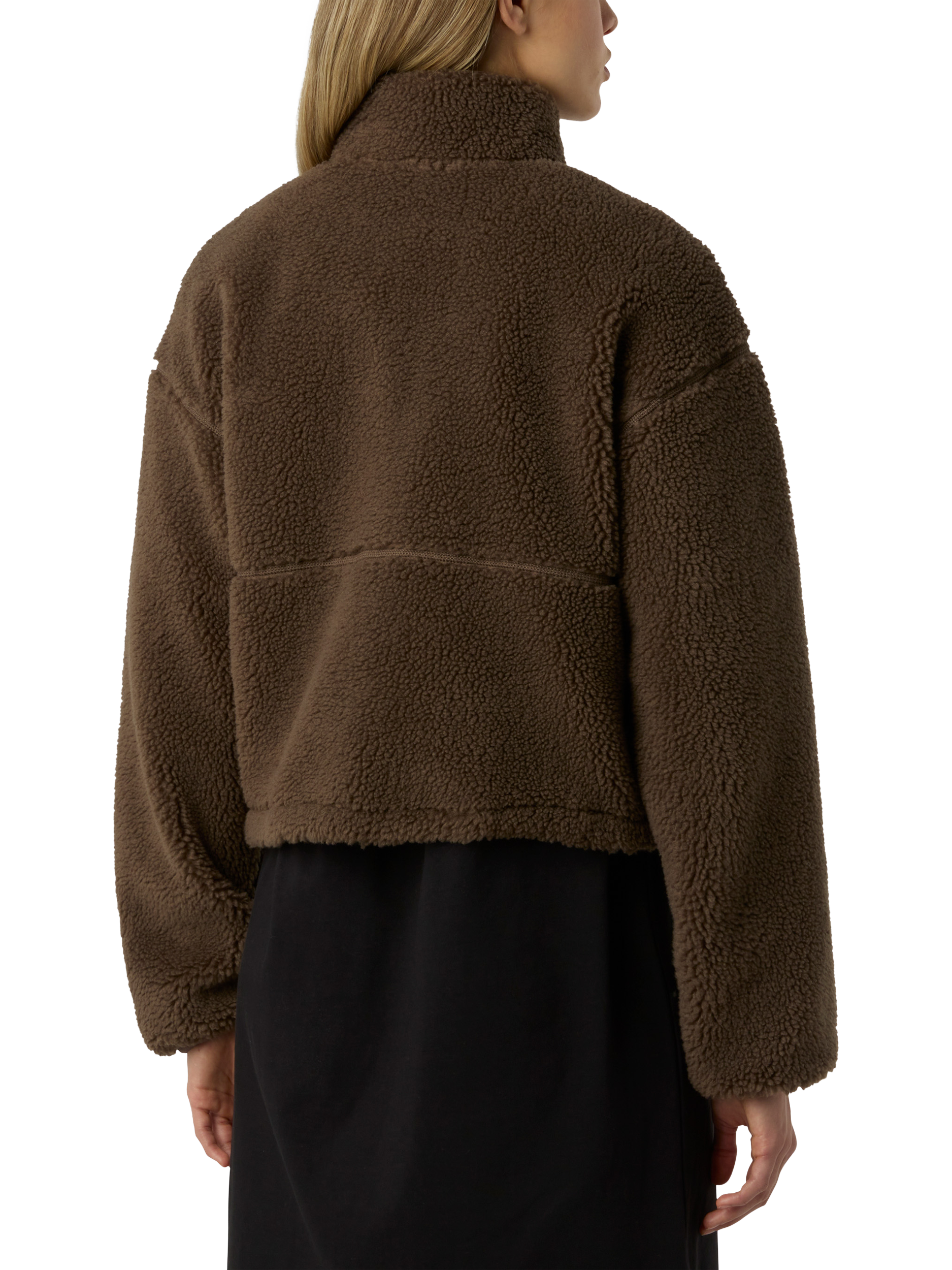 Product image 2 of 3, which shows The North Face Extreme Pile Pullover Fleece, Smokey Brown, S