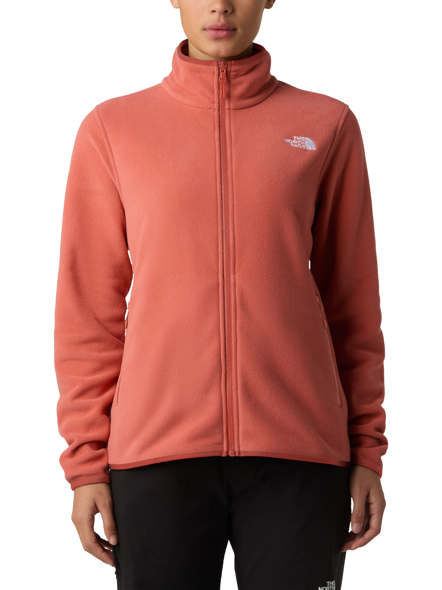 Product image 1 of 6, which shows The North Face Glacier Full Zip Fleece, Mars Dust, S