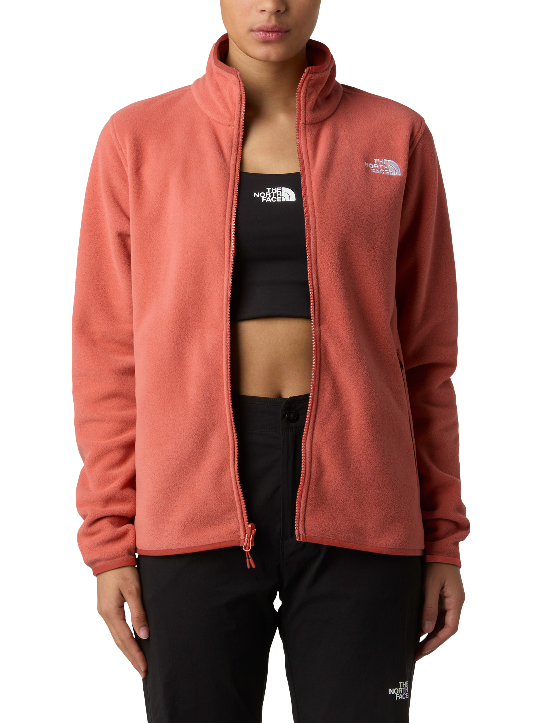 Product image 3 of 6, which shows The North Face Glacier Full Zip Fleece, Mars Dust, S