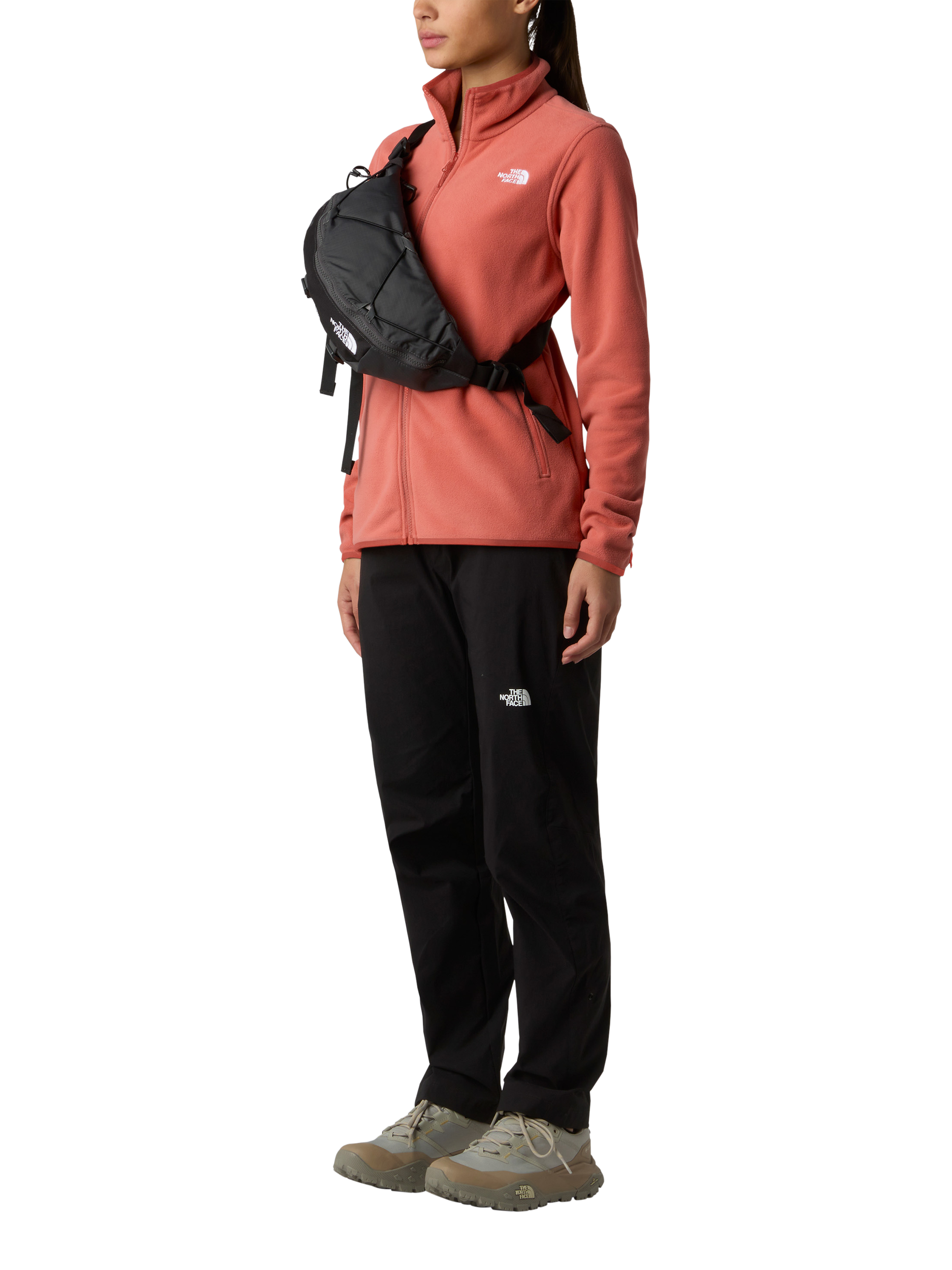 Product image 6 of 6, which shows The North Face Glacier Full Zip Fleece, Mars Dust, S