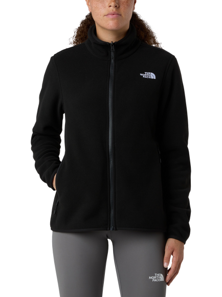 The North Face Women's Glacier Full Zip Fleece, Black, Black