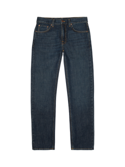 Nudie Jeans Gritty Jackson Cotton Regular Fit Jeans - view 2, Aged Indigo