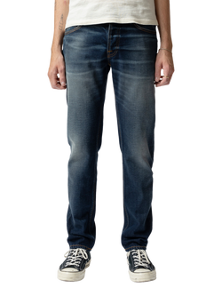Nudie Jeans Solid Ollie Cotton Regular Fit Jeans, Lost Light