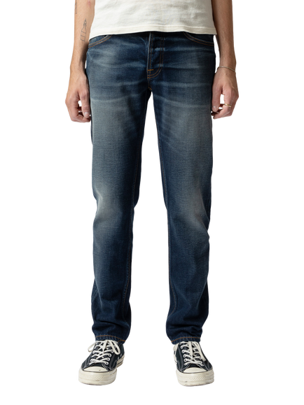 Nudie Jeans Solid Ollie Cotton Regular Fit Jeans, Lost Light