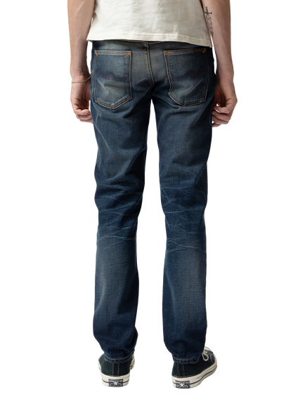 Nudie Jeans Solid Ollie Cotton Regular Fit Jeans - view 2, Lost Light
