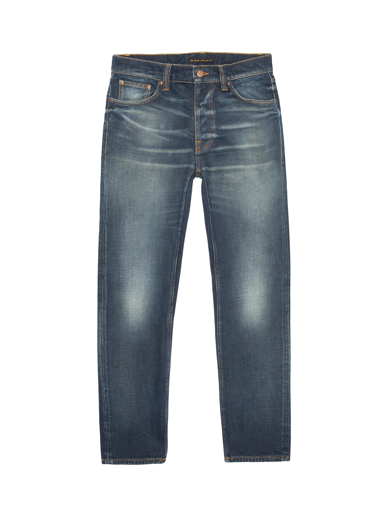 Product image 3 of 8, which shows Nudie Jeans Solid Ollie Cotton Regular Fit Jeans, Lost Light, 30S