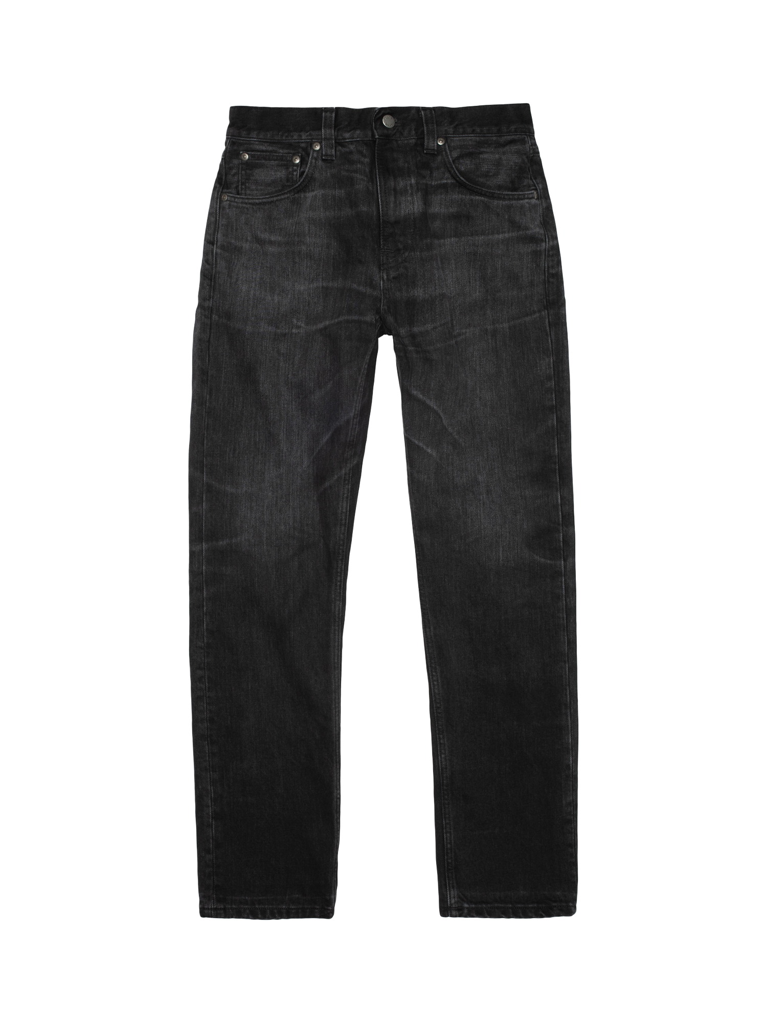 Product image 3 of 6, which shows Nudie Jeans Gritty Jackson Cotton Regular Fit Jeans, Scratched Tracks, 30S