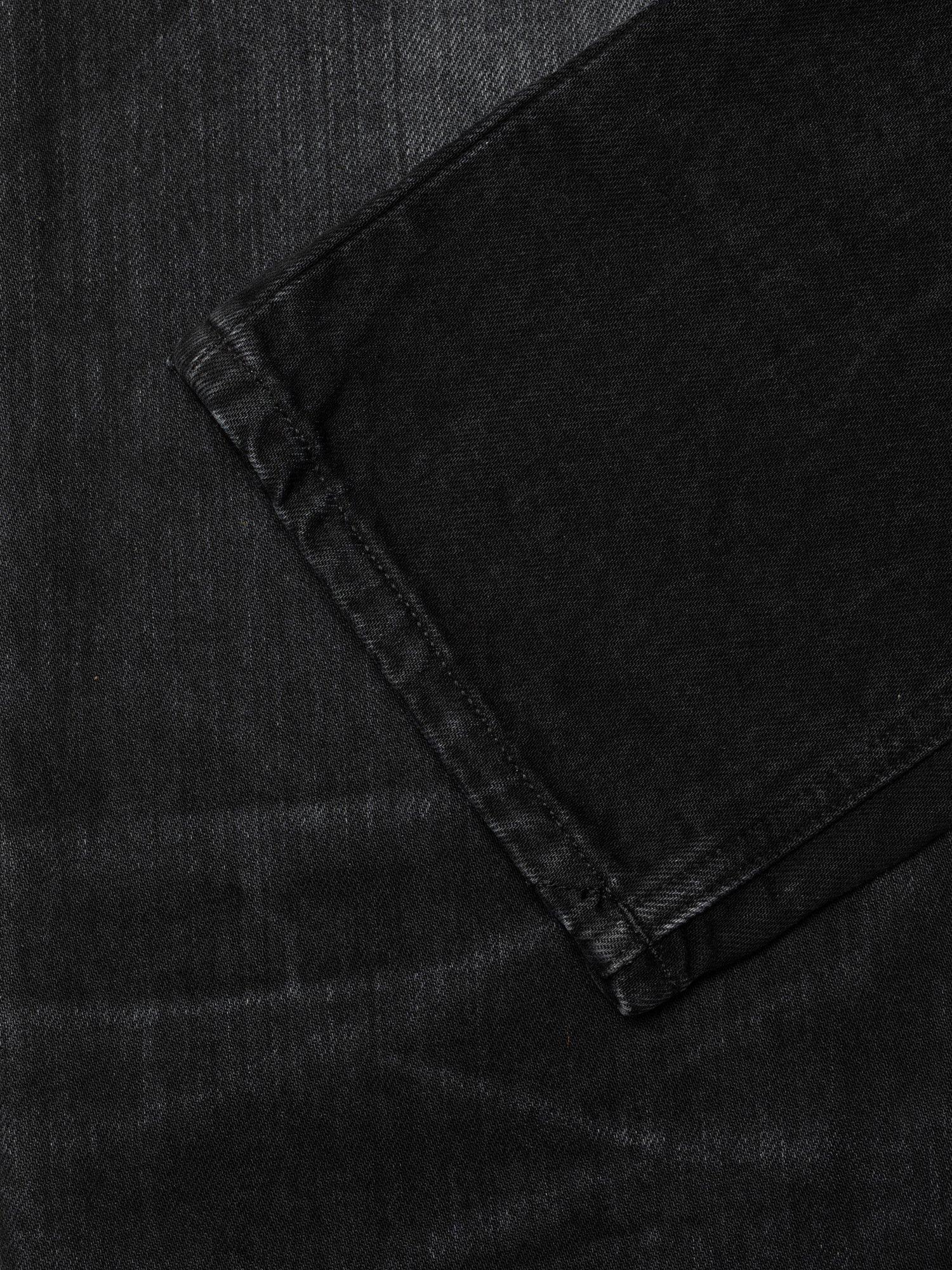 Product image 5 of 6, which shows Nudie Jeans Gritty Jackson Cotton Regular Fit Jeans, Scratched Tracks, 30S
