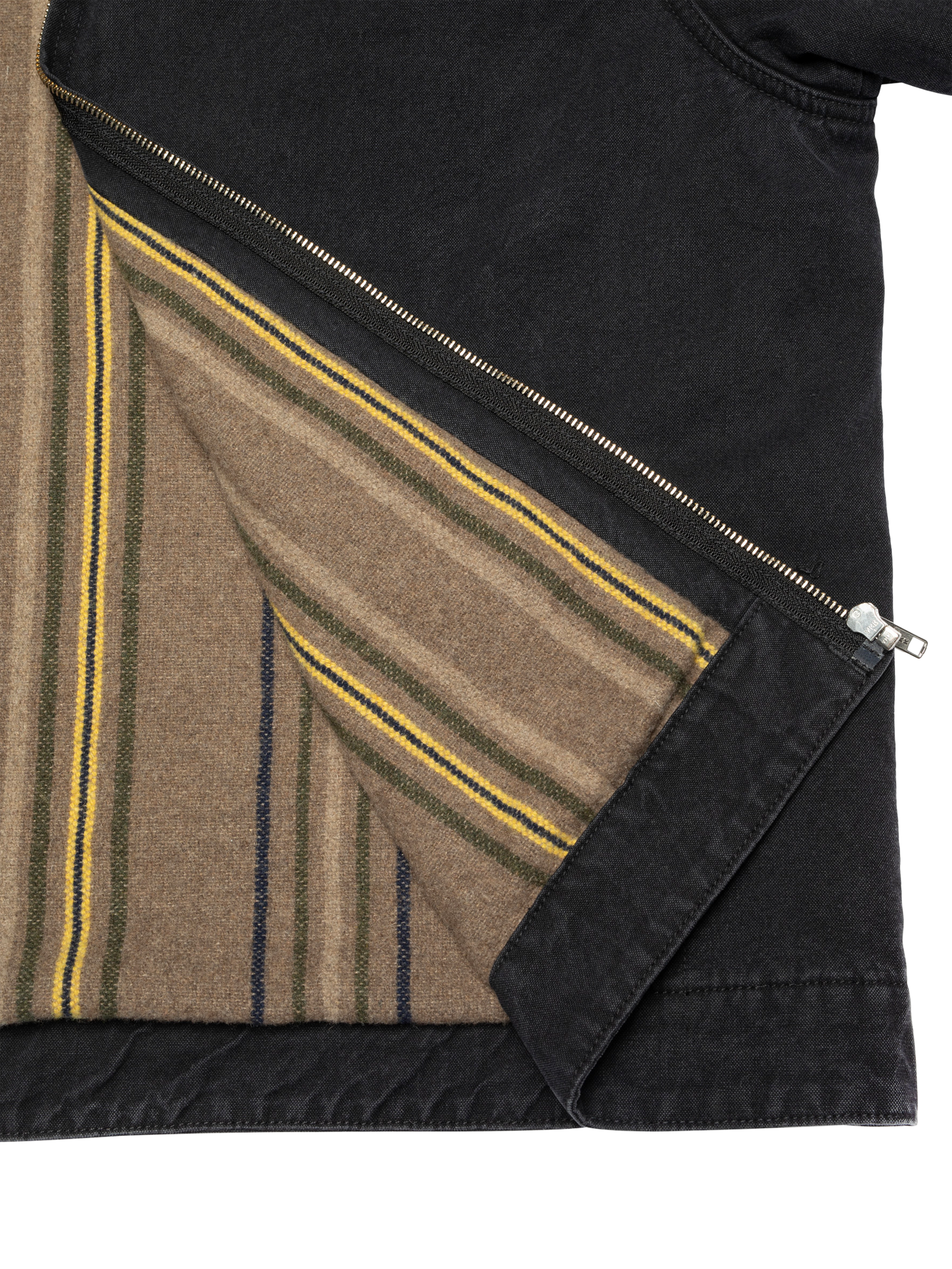 Product image 2 of 5, which shows Nudie Jeans Blake Cotton Zip Jacket, Black, S