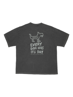 Nudie Jeans Koffe Cotton Short Sleeve Crew Neck T-Shirt, Anthracite